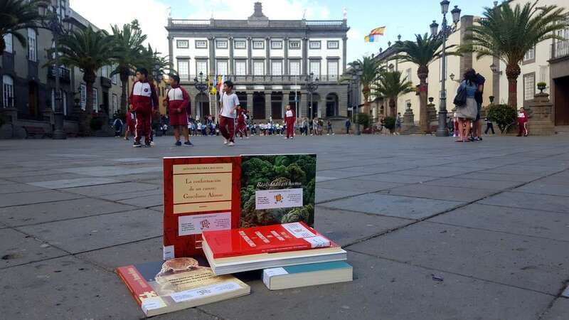 Imagen de archivo de una actividad de bookcrossing (Foto TA)